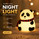 USB Rechargeable Panda Night Lamp